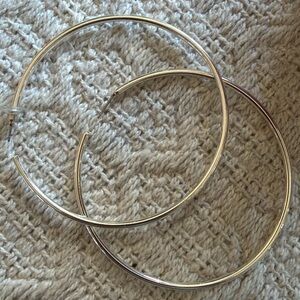 Silver Hoop Earrings - Classic Women's Hoops